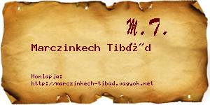 Marczinkech Tibád névjegykártya